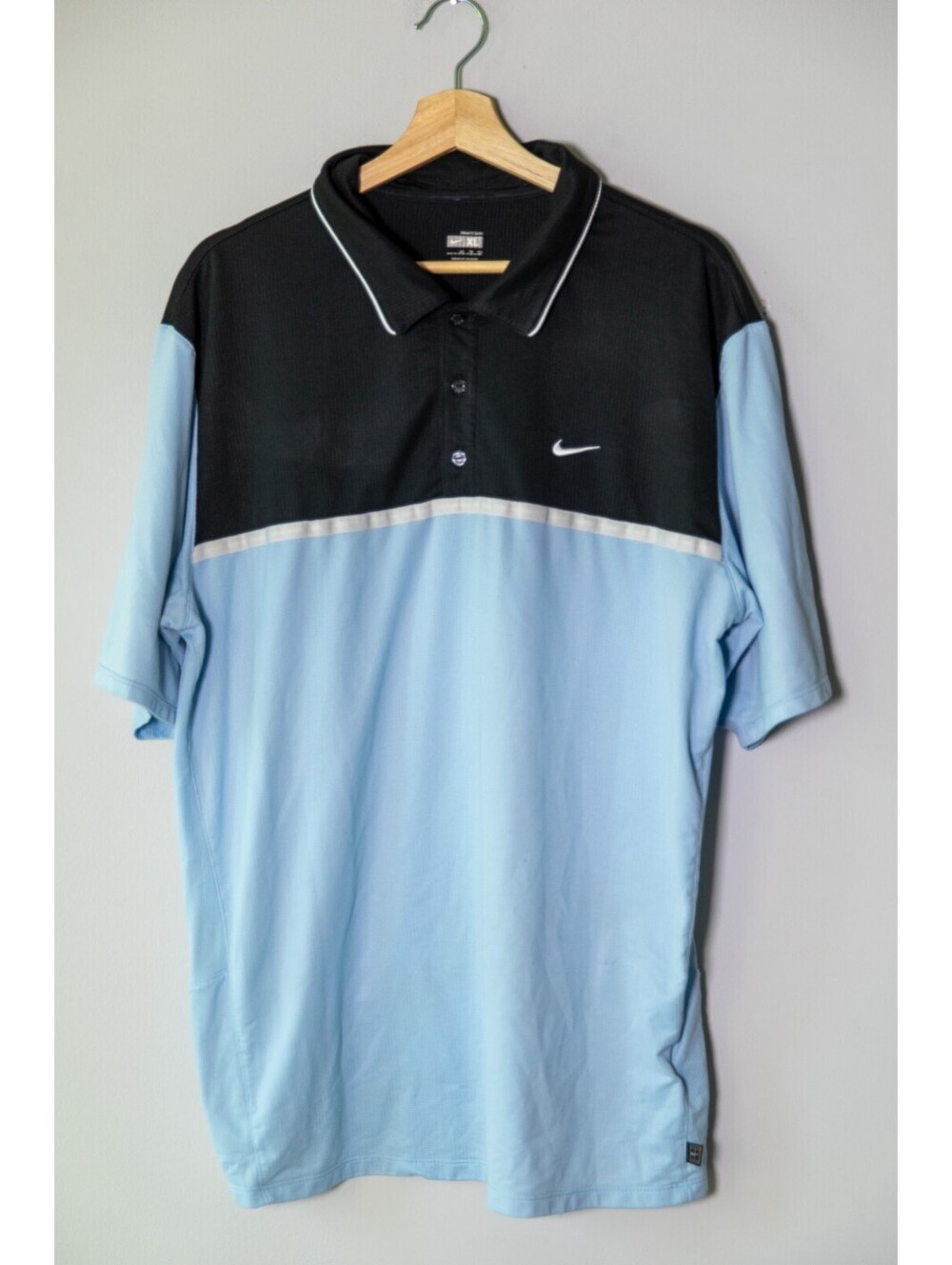 Nike Mens Dri-Fit Victory Color-Block Golf Polo Shirt - Men's XL
